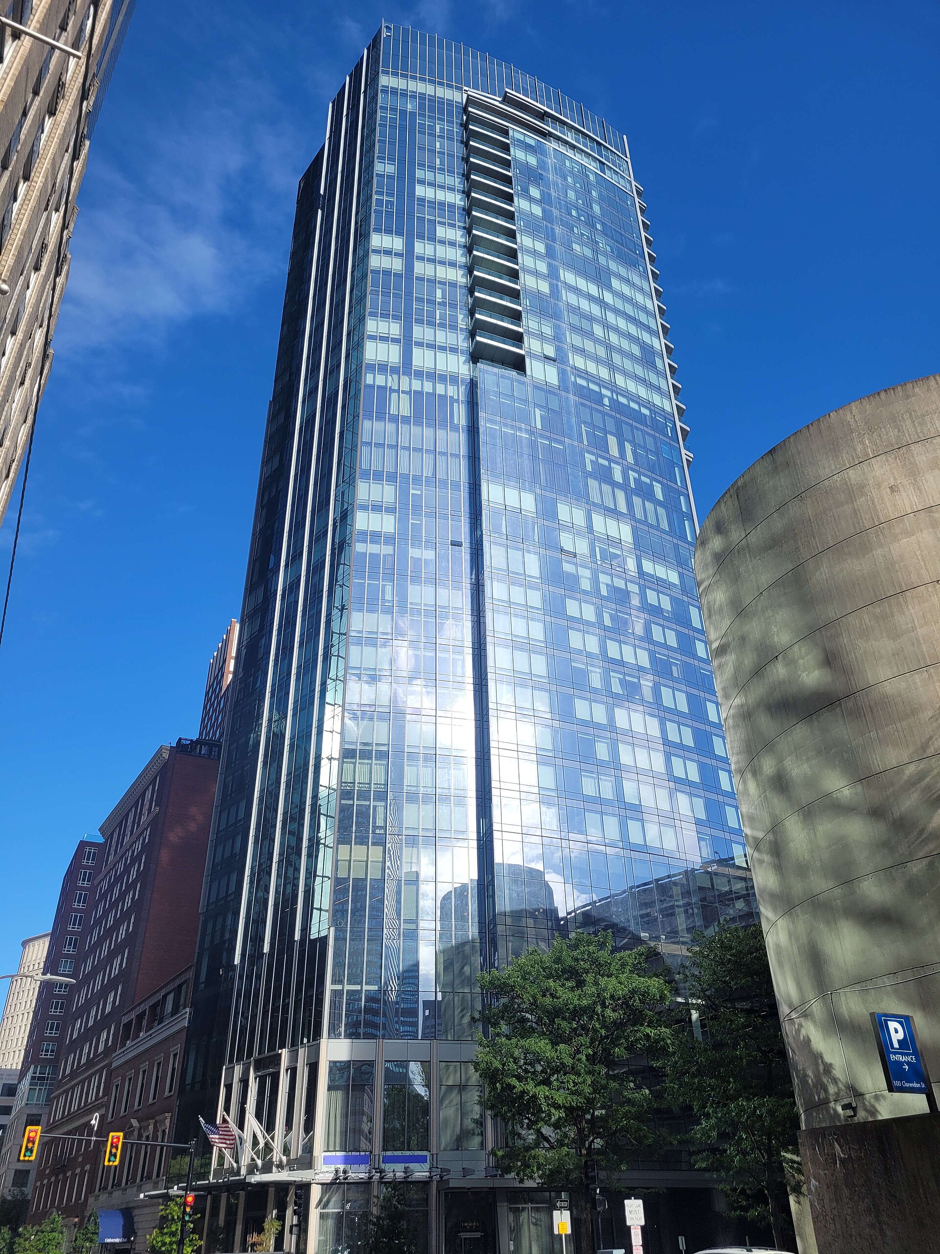 Raffles Boston exterior at 40 Trinity Place